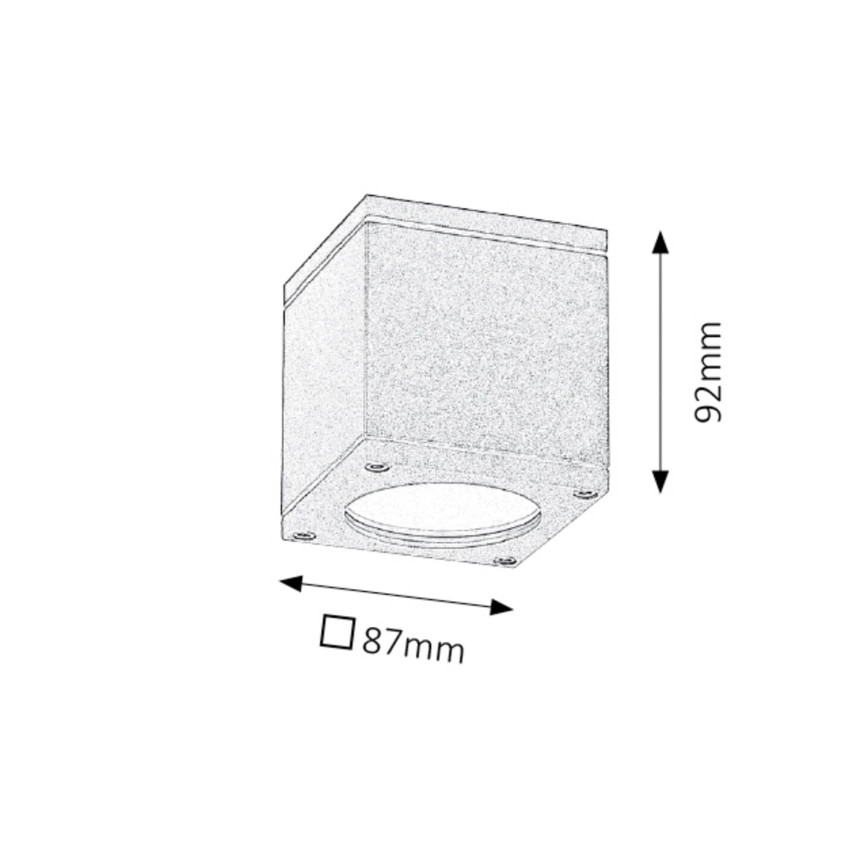 Rabalux - Outdoor ceiling light 1xGU10/35W/230V IP54