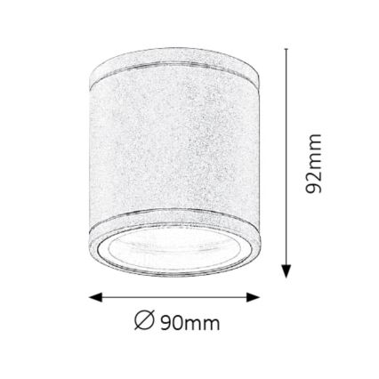 Rabalux - Outdoor ceiling light 1xGU10/35W/230V IP54