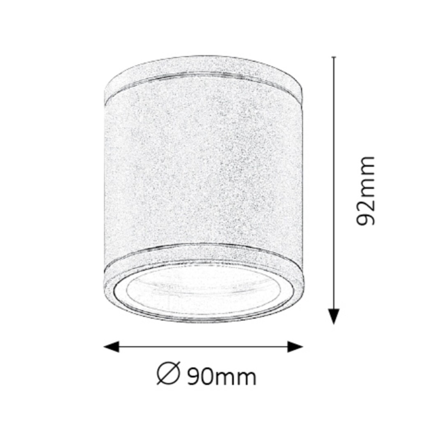 Rabalux - Outdoor ceiling light 1xGU10/35W/230V IP54