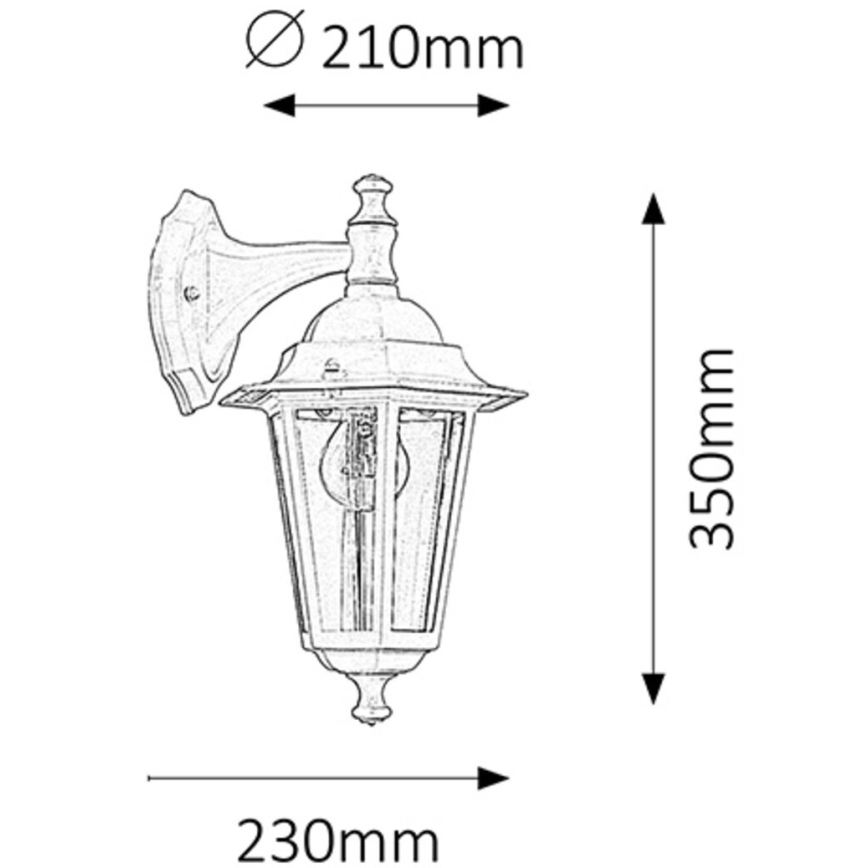 Rabalux - Outdoor wall light 1xE27/60W/230V