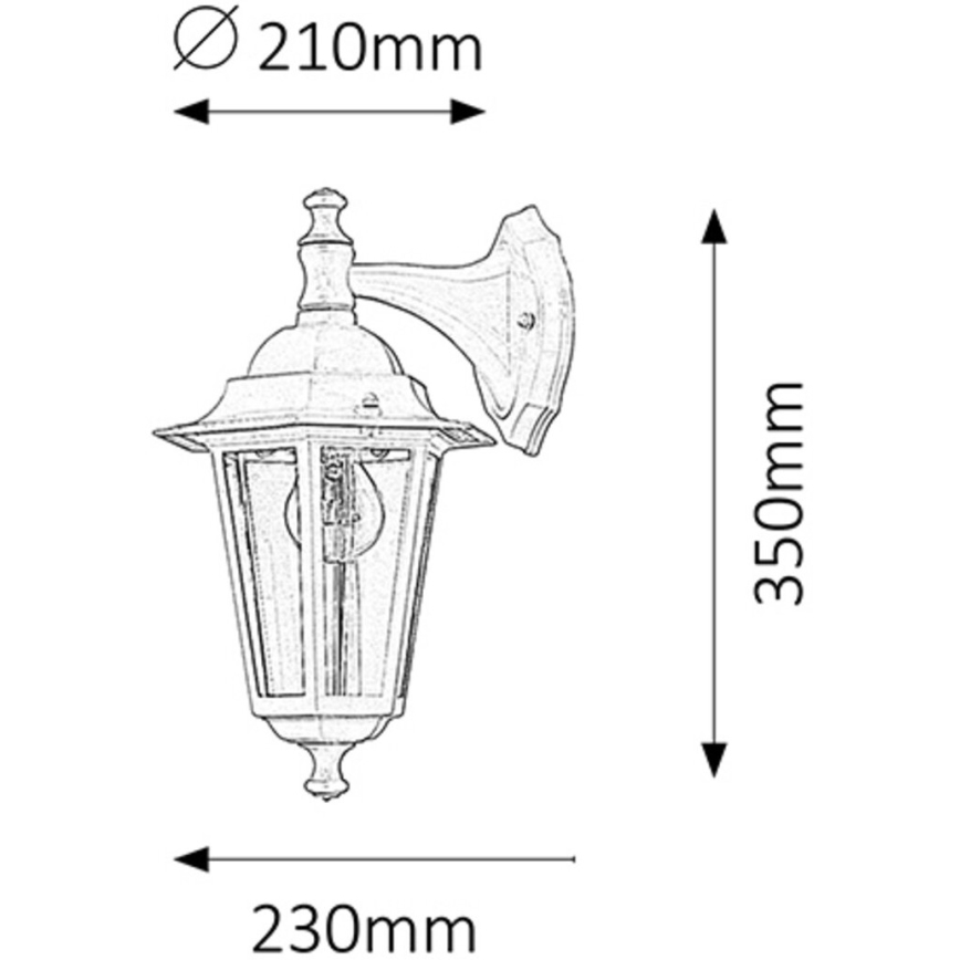 Rabalux - Outdoor wall light 1xE27/60W/230V