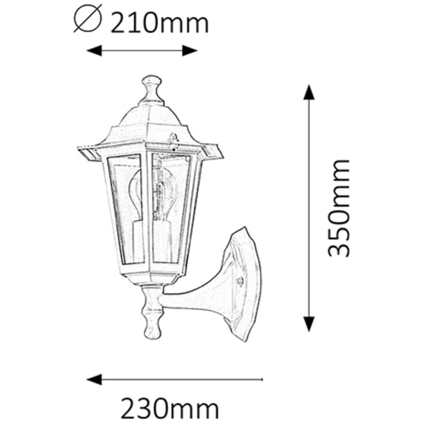 Rabalux - Outdoor wall light 1xE27/60W/230V