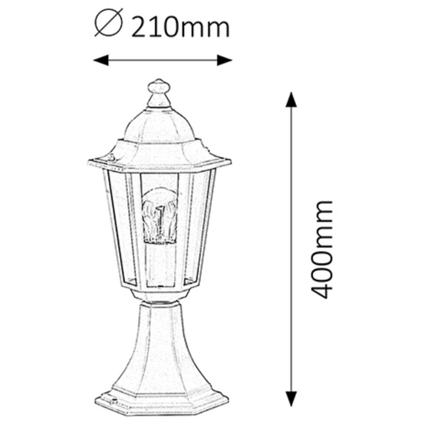 Rabalux - Outdoor lamp 1xE27/60W/230V
