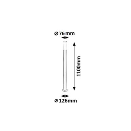 Rabalux - Outdoor lamp 1xE27/25W IP44 110 cm