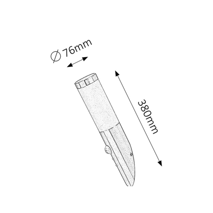 Rabalux - Outdoor Wall Lighting with sensor 1xE27/25W/230V IP44