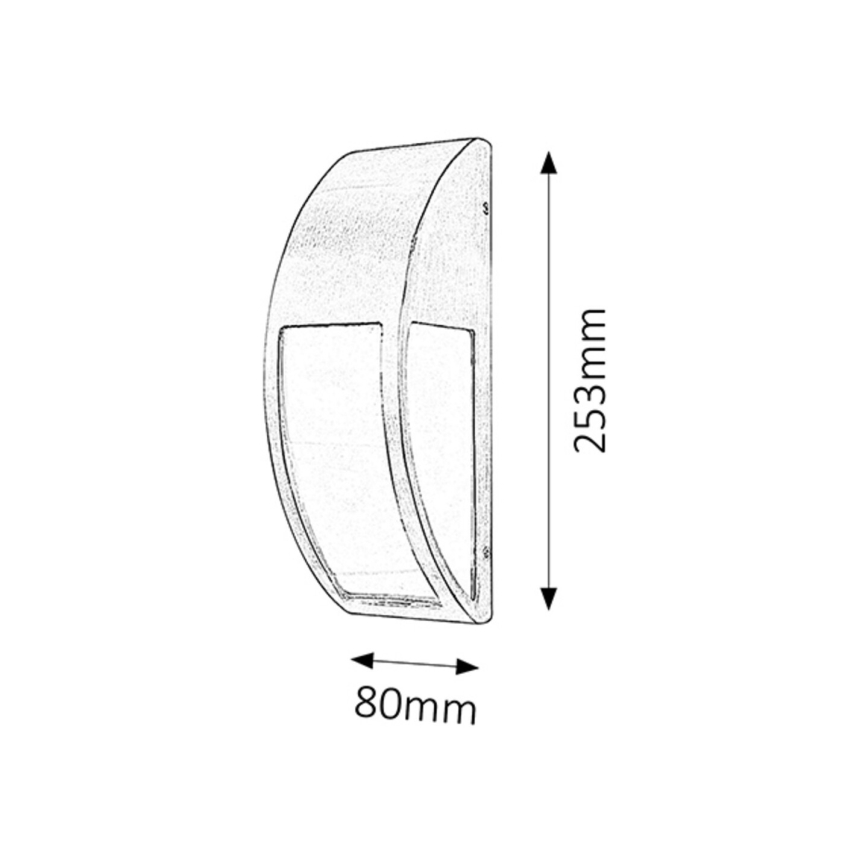 Rabalux - Outdoor wall light 1xE27/40W/230V IP44