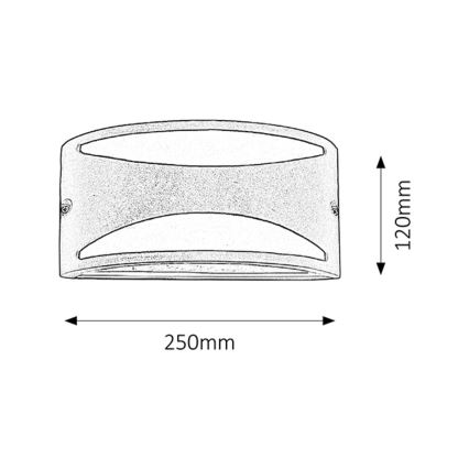 Rabalux - Outdoor wall light 1xE27/60W/230V IP54