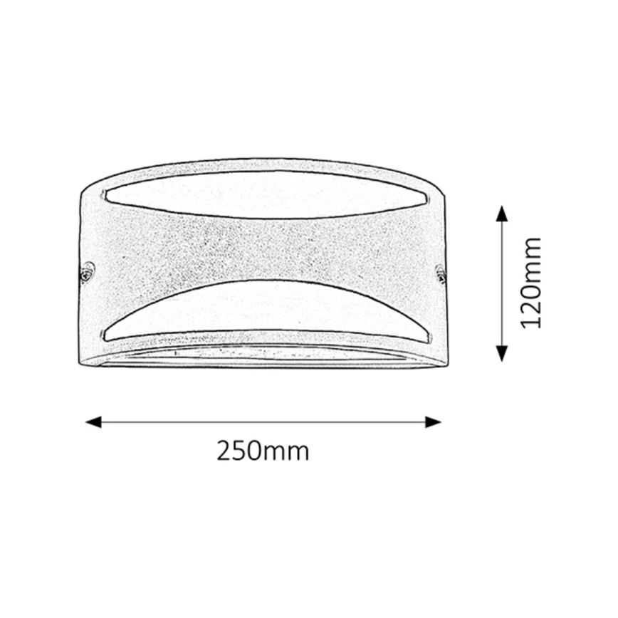 Rabalux - Outdoor wall light 1xE27/60W/230V IP54