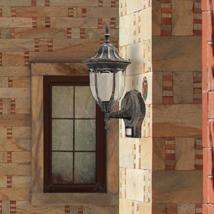 Rabalux – Outdoor Light with Sensor MILANO 1×E27/60W/230V