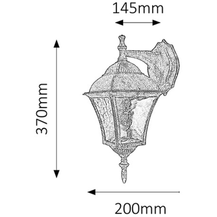 Rabalux - Outdoor wall light 1xE27/60W/230V IP44