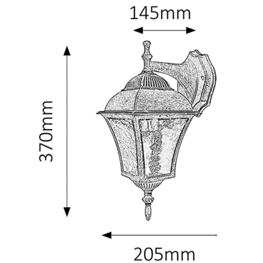 Rabalux - Outdoor wall light 1xE27/60W/230V IP44