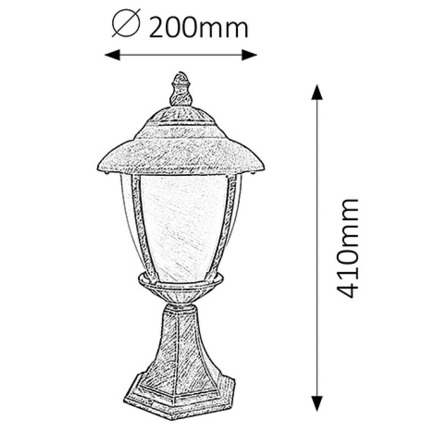 Rabalux - Outdoor lamp 1xE27/60W/230V