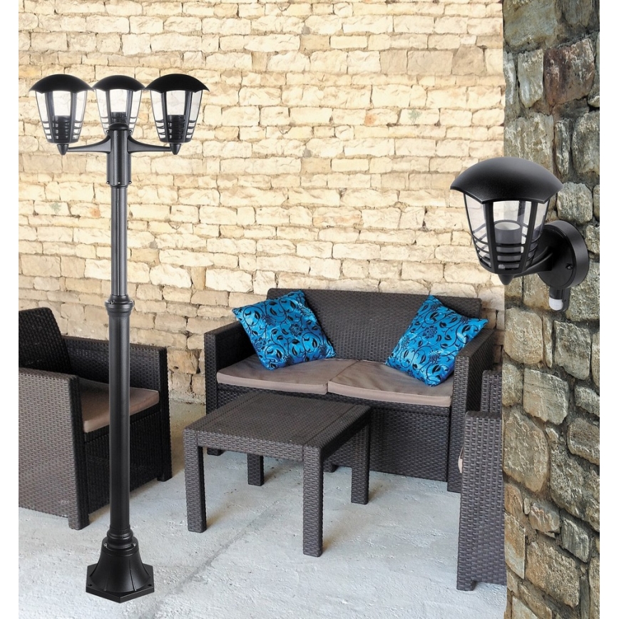 GARDEN - Outdoor lamp 3xE27/60W/230V IP44 1,9 m