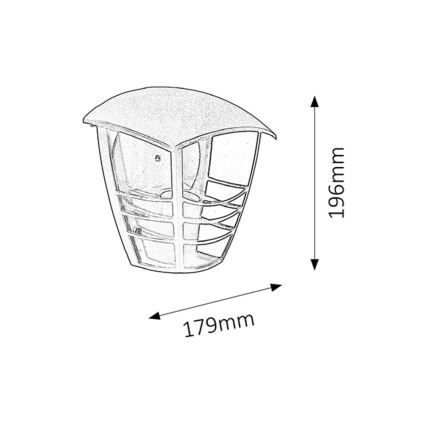 Rabalux - Outdoor wall light 1xE27/60W/230V