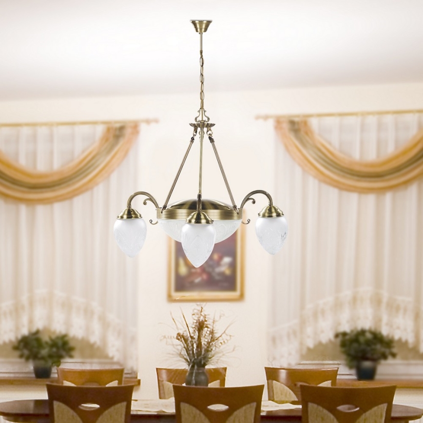 Rabalux 8633 - chandelier on a chain ANNABELLA 3xE14/40W+2xE27/60W