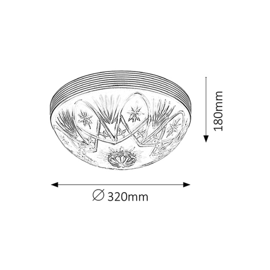 Rabalux - Ceiling light 2xE27/60W/230V