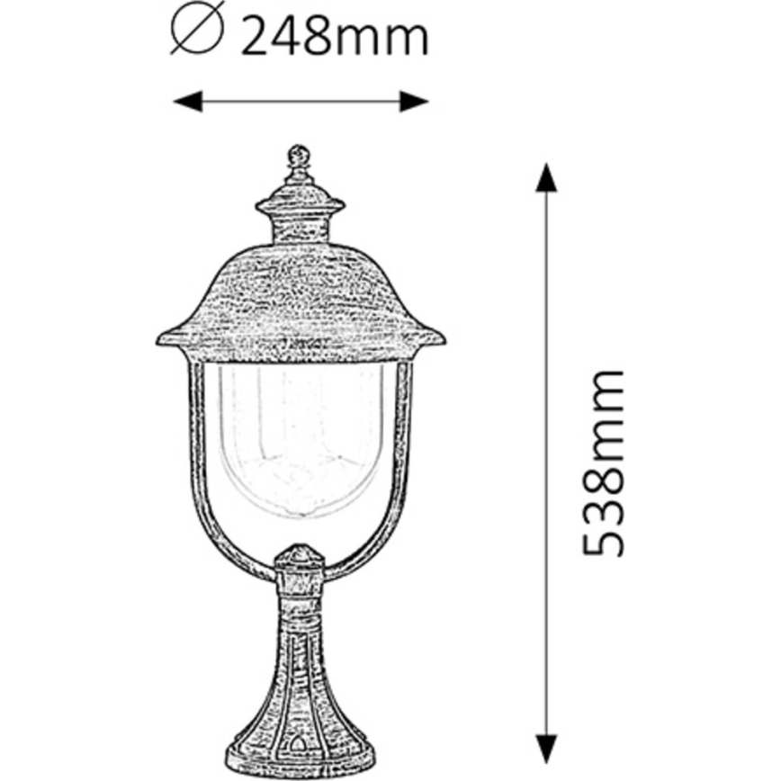 Rabalux - Outdoor lamp 1xE27/100W
