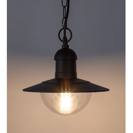 Rabalux - Outdoor pendant light 1xE27/60W black IP44