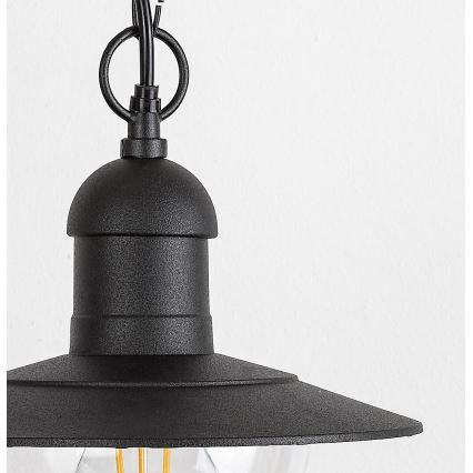 Rabalux - Outdoor pendant light 1xE27/60W black IP44