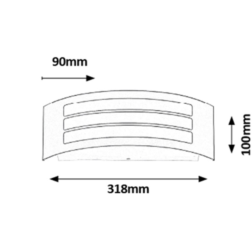 Rabalux - Outdoor wall light 1xE27/14W