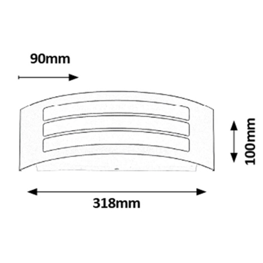 Rabalux - Outdoor wall light 1xE27/14W