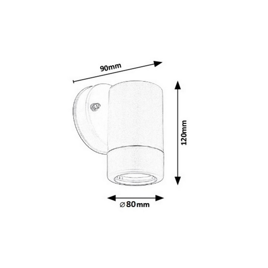 Rabalux - Outdoor wall light 1xGU10/10W/230V white IP44