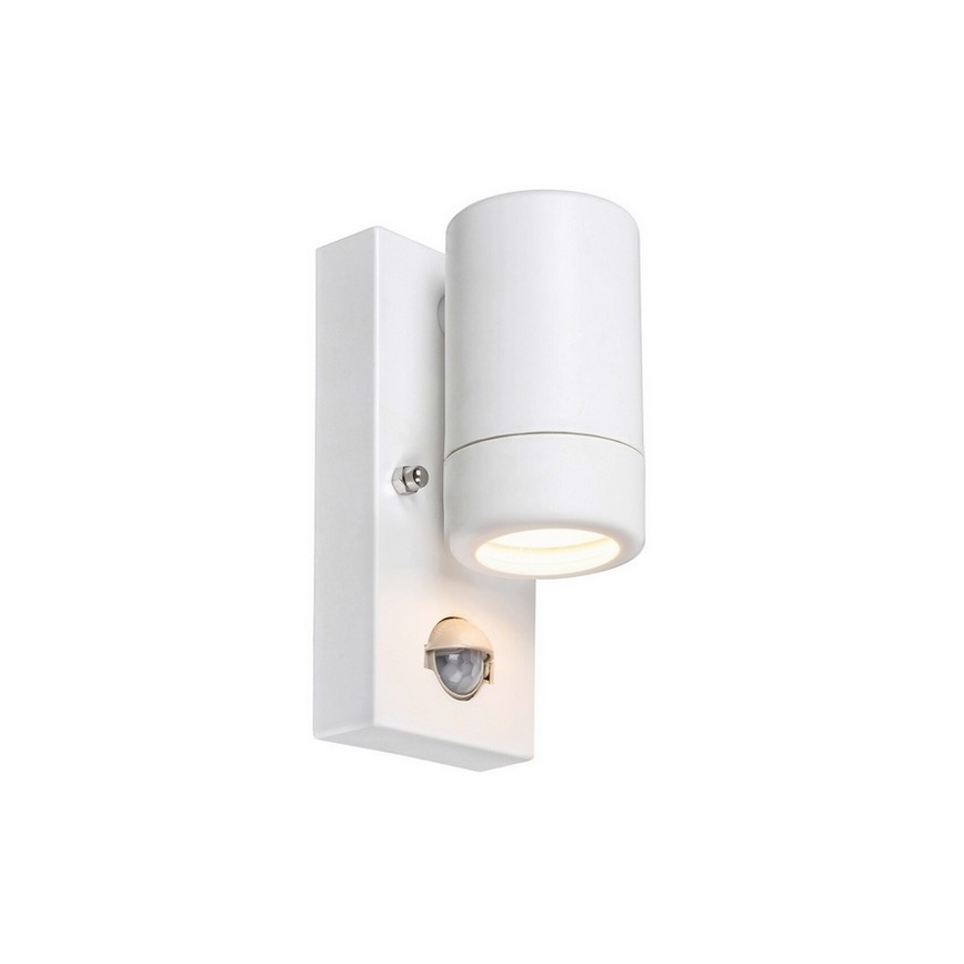 Rabalux - Outdoor wall light with a sensor 1xGU10/10W/230V white IP44