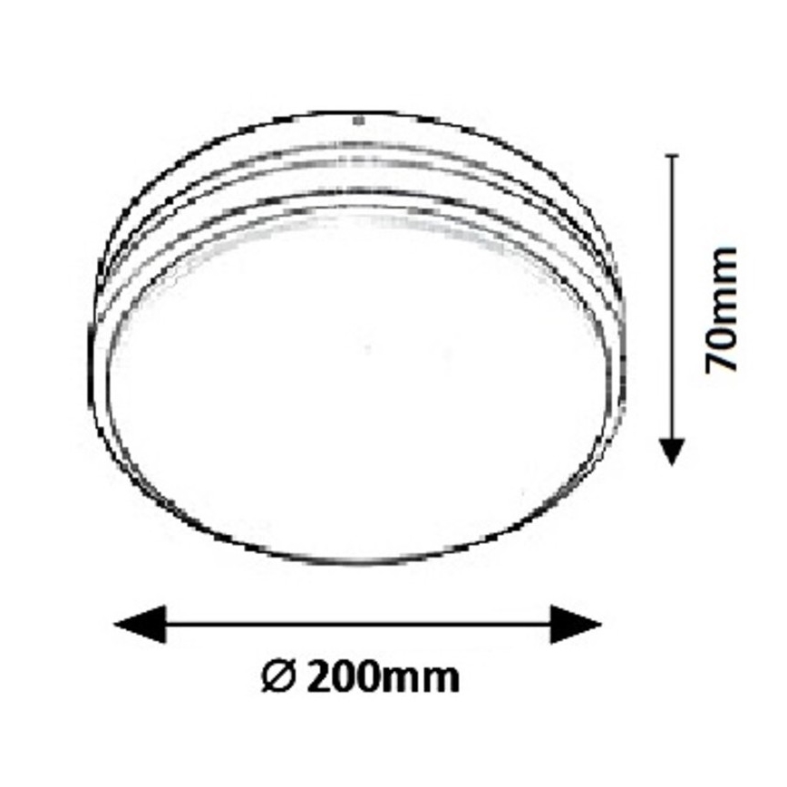 Rabalux 8847 - LED Outdoor wall light HAMBURG LED/10W/230V IP44