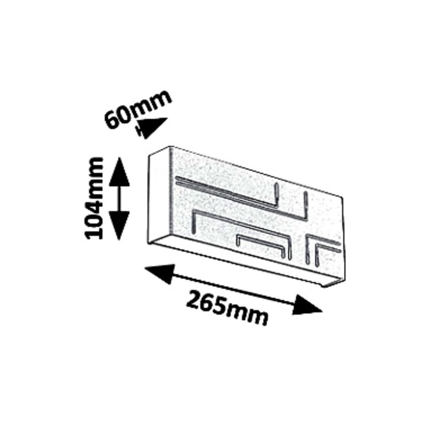 Rabalux - LED Outdoor wall light LED/12W/230V IP65
