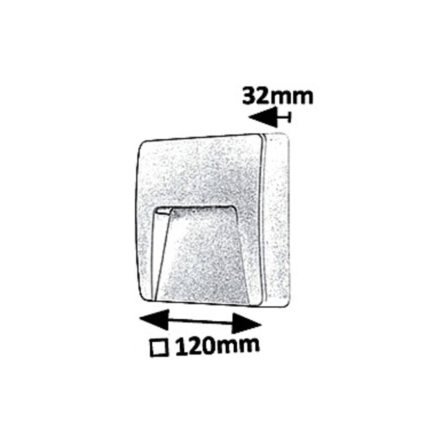 Rabalux - LED Outdoor wall light LED/3W/230V IP65