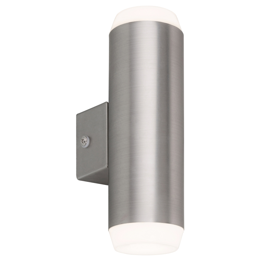 Rabalux - LED Outdoor wall light 2xLED/4W/230V saténový matte chrome IP44