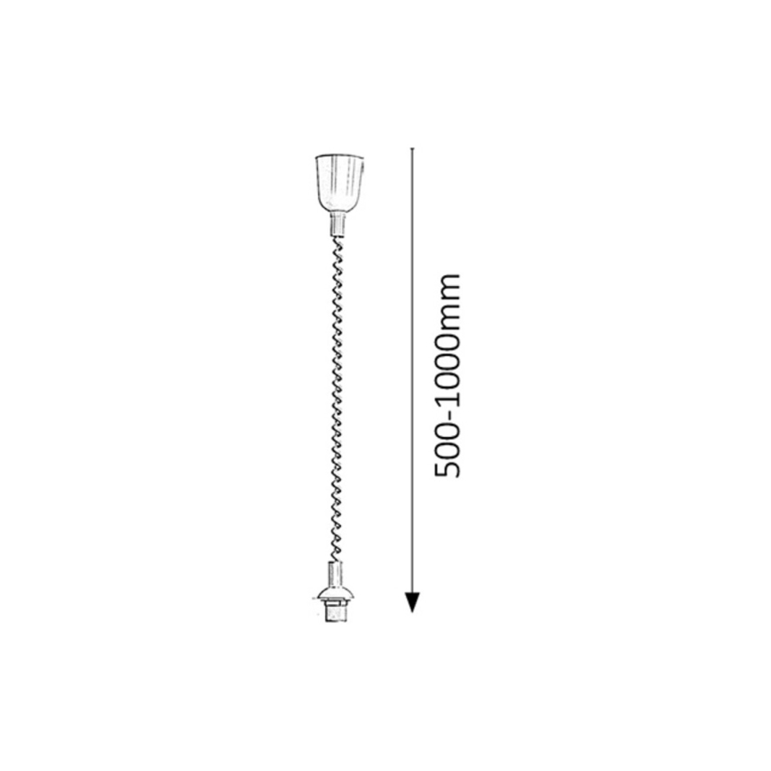 Rabalux - Pull-down hanging 1xE27/60W/230V