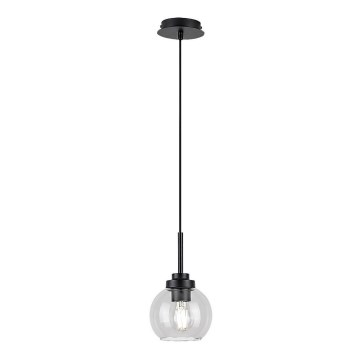 Rabalux - Bathroom chandelier on a string 1xE27/15W/230V black IP44