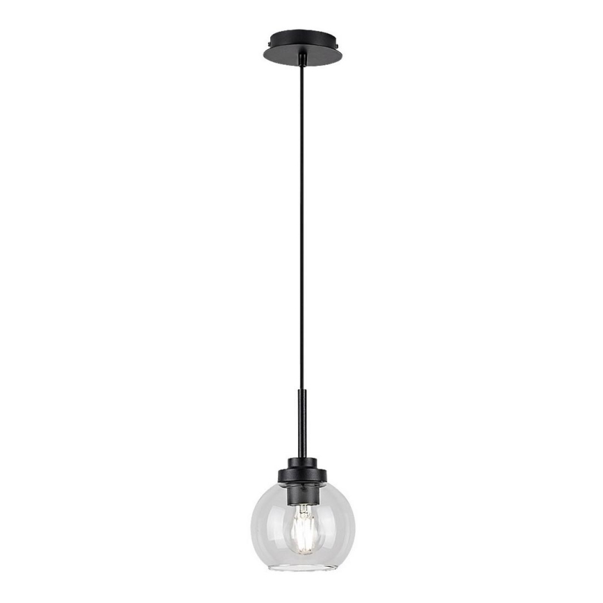 Rabalux - Bathroom chandelier on a string 1xE27/15W/230V black IP44