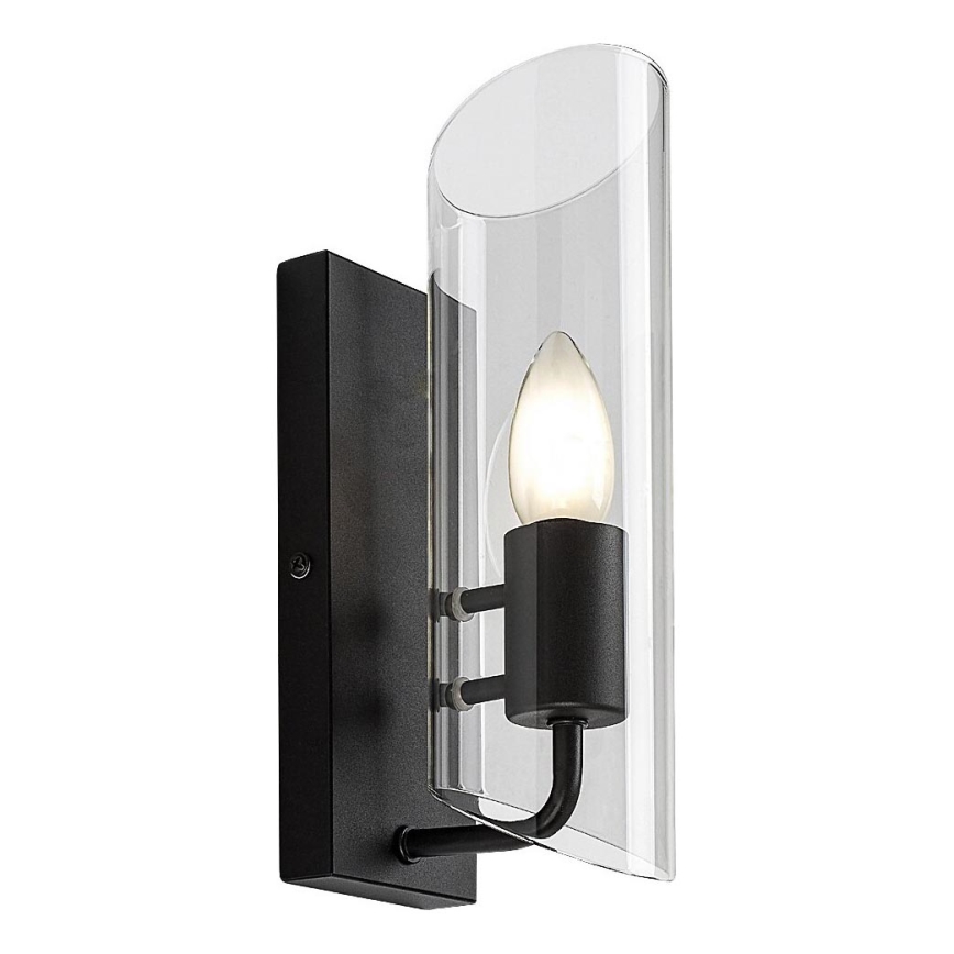 Rabalux - Bathroom wall light 1xE14/12W/230V IP44 black