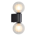 Rabalux - Bathroom wall light 2xG9/3,5W/230V IP44 black
