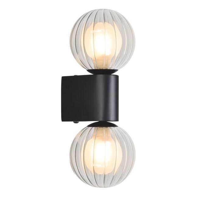 Rabalux - Bathroom wall light 2xG9/3,5W/230V IP44 black