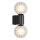 Rabalux - Bathroom wall light 2xG9/3,5W/230V IP44 black