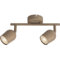 Rabalux - Beige Spotlight 2xGU10/15W/230V