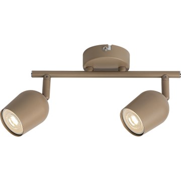 Rabalux - Beige Spotlight 2xGU10/15W/230V