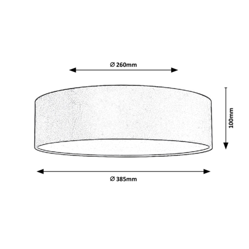 Rabalux - Ceiling light 2xE27/10W/230V blue