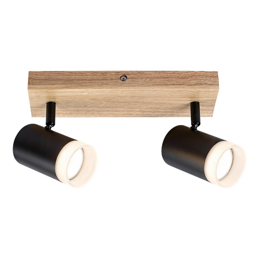 Rabalux - Ceiling spotlight 2xGU10/5W/230V oak