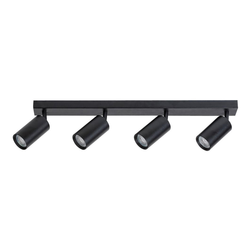Rabalux - Ceiling spotlight 4xGU10/25W/230V black