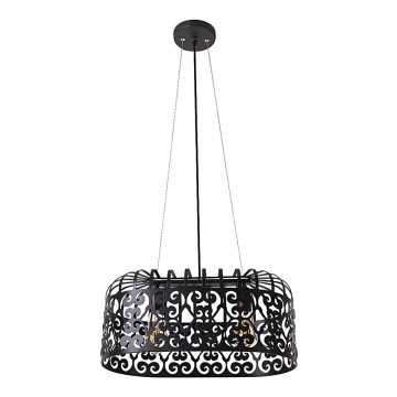 Rabalux - Chandelier 2xE27/60W/230V black