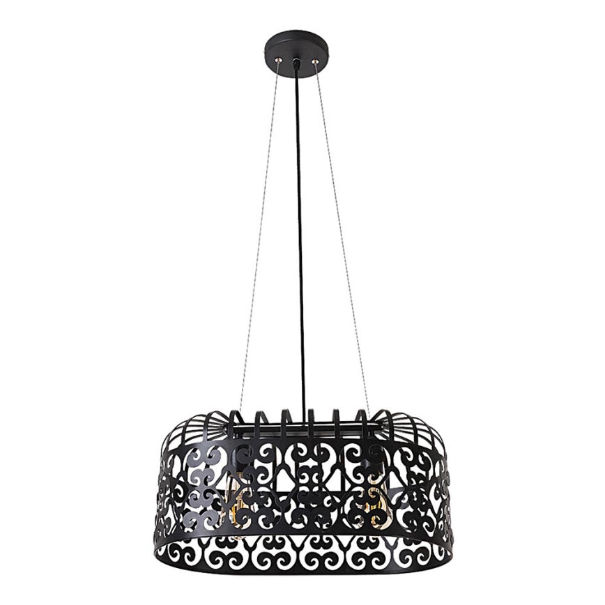 Rabalux - Chandelier 2xE27/60W/230V black