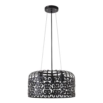 Rabalux - Chandelier 3xE27/60W/230V black