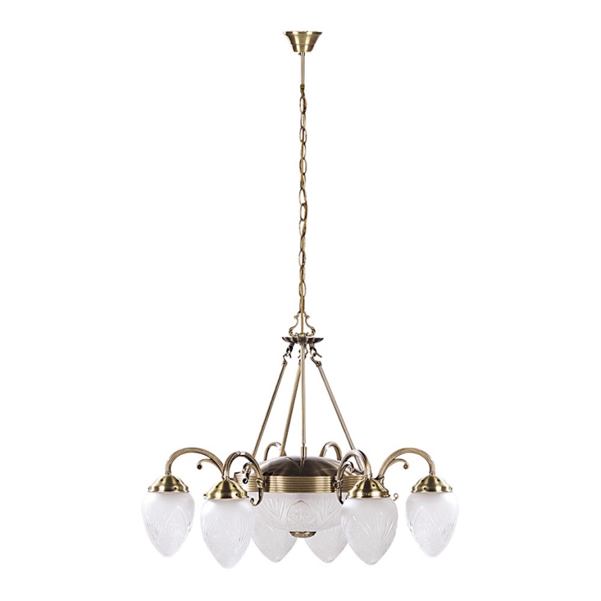 Rabalux - Chandelier on a chain 6xE14/40W+2xE27/60W