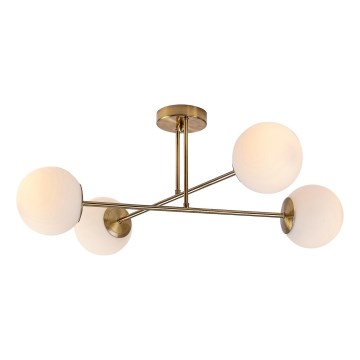 Rabalux - Chandelier on a pole 4xE27/35W/230V gold