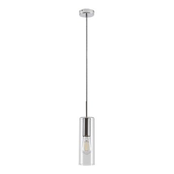 Rabalux - Chandelier on a string 1xE27/40W/230V clear/shiny chrome