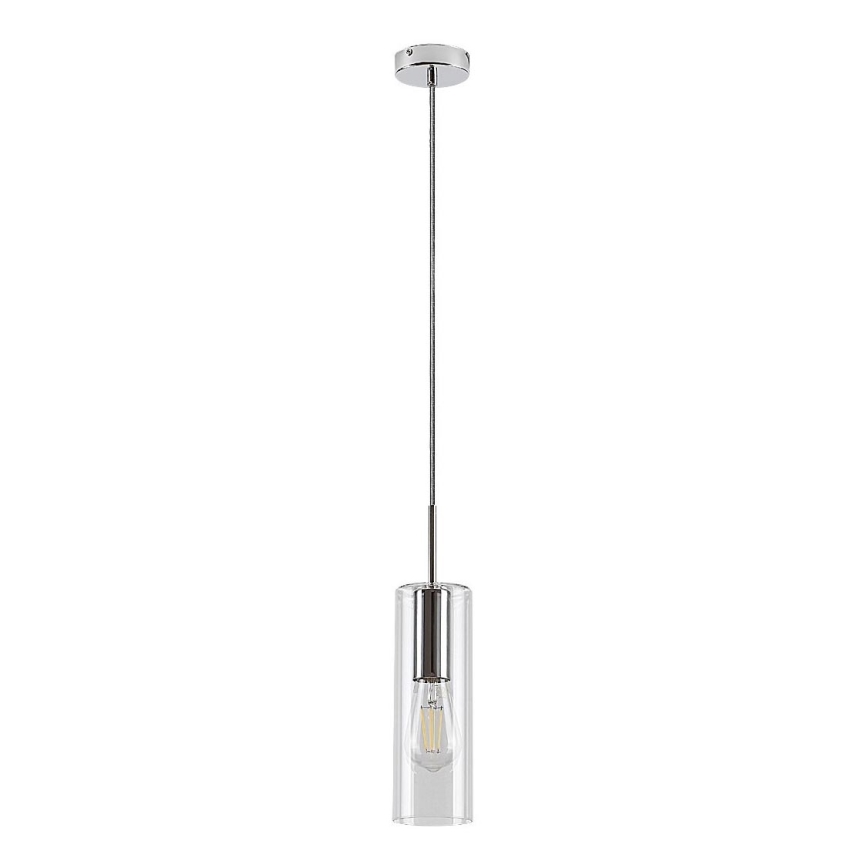 Rabalux - Chandelier on a string 1xE27/40W/230V clear/shiny chrome